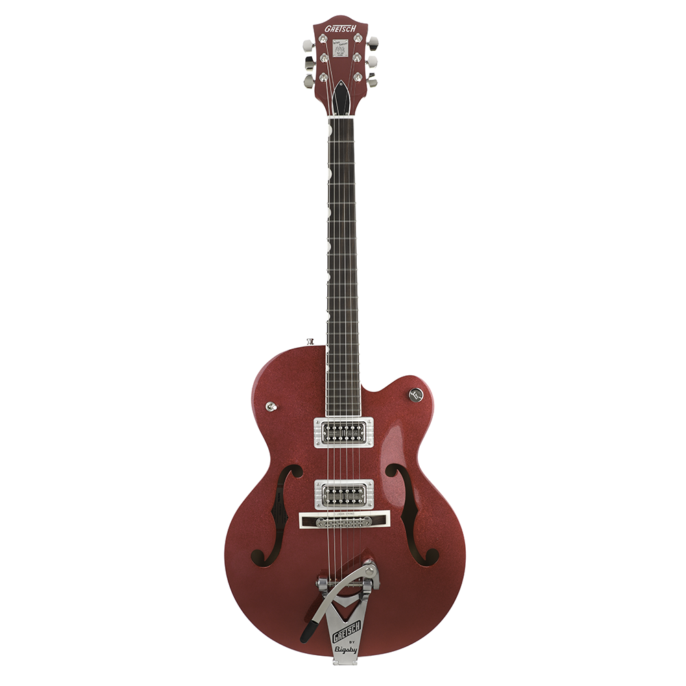 Gretsch G6120T-HR Brian Setzer Signature Hot Rod Hollow Body With Bigsby - Magenta Sparkle - New