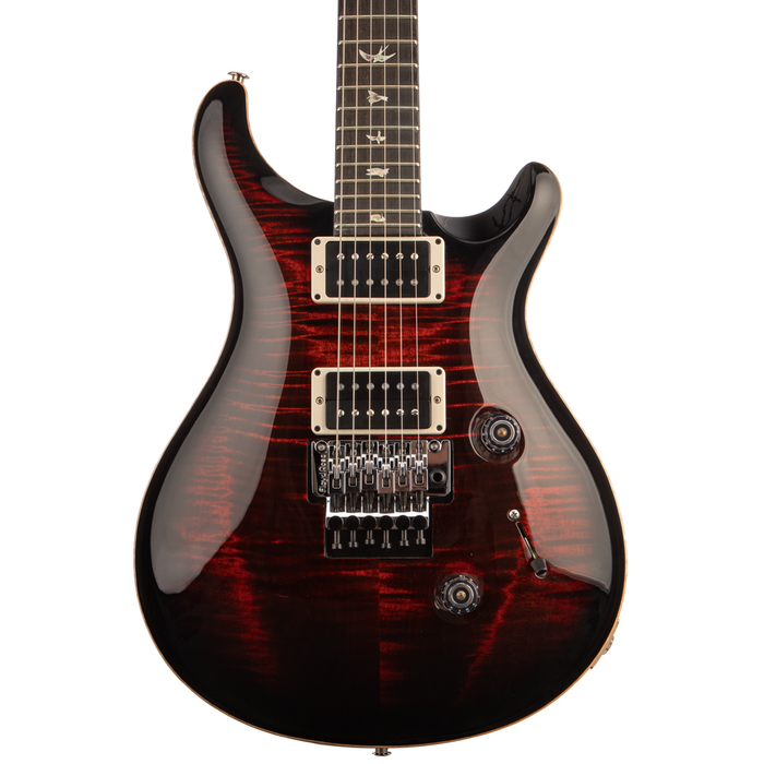 PRS Custom 24 Floyd Electric Guitar - Fire Red Burst - New
