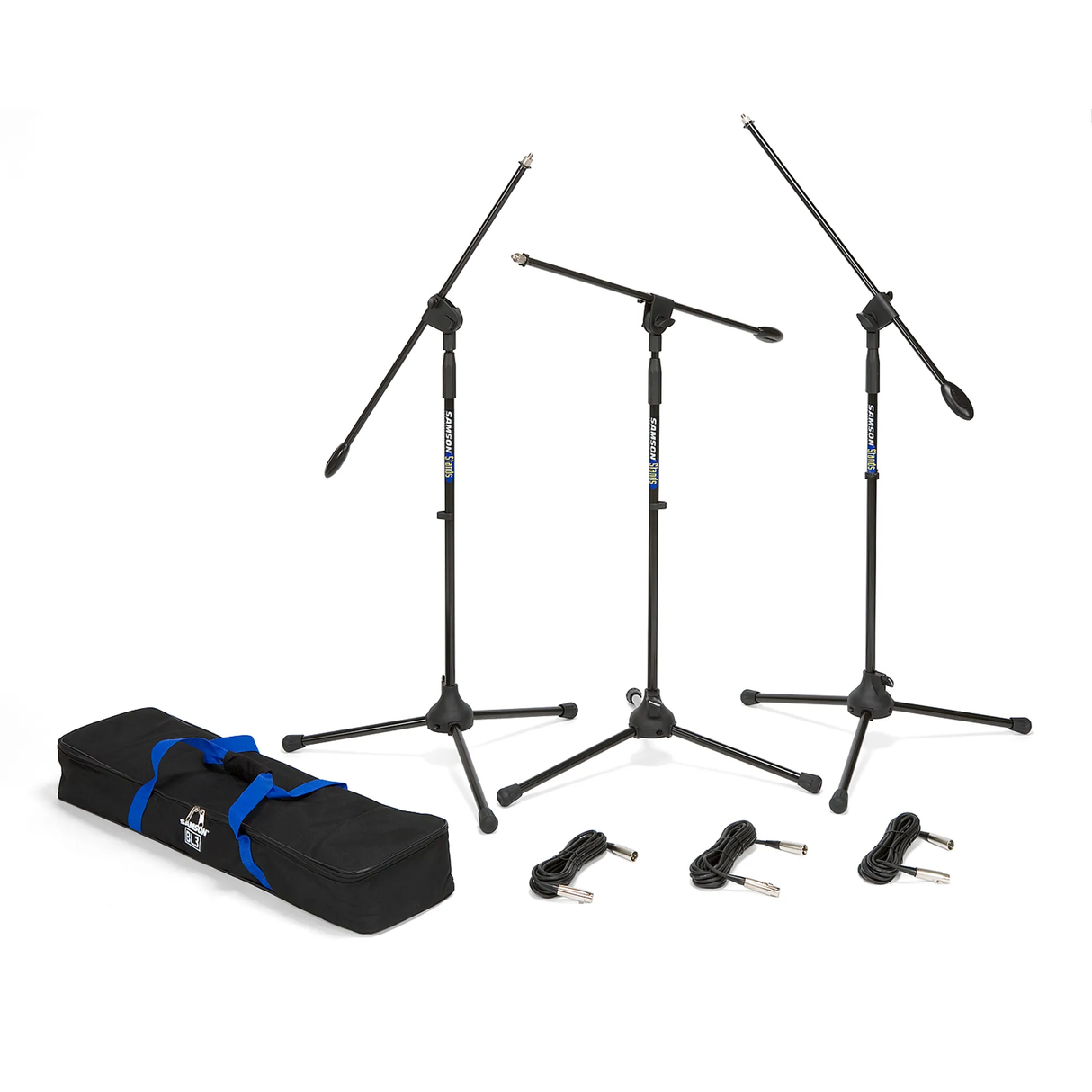 Samson BL3 VP Boom Stand & Cable - 3 Pack