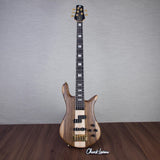 Spector Euro 5 LT Solid Korina Wings 5-String Electric Bass Guitar - Natural Satin - CHUCKSCLUSIVE - #NB23462