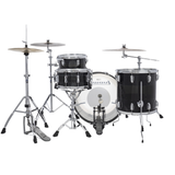Ludwig VistaLite Pro Beat 3-Piece Shell Pack - Black Sparkle/Smoke/Black Sparkle