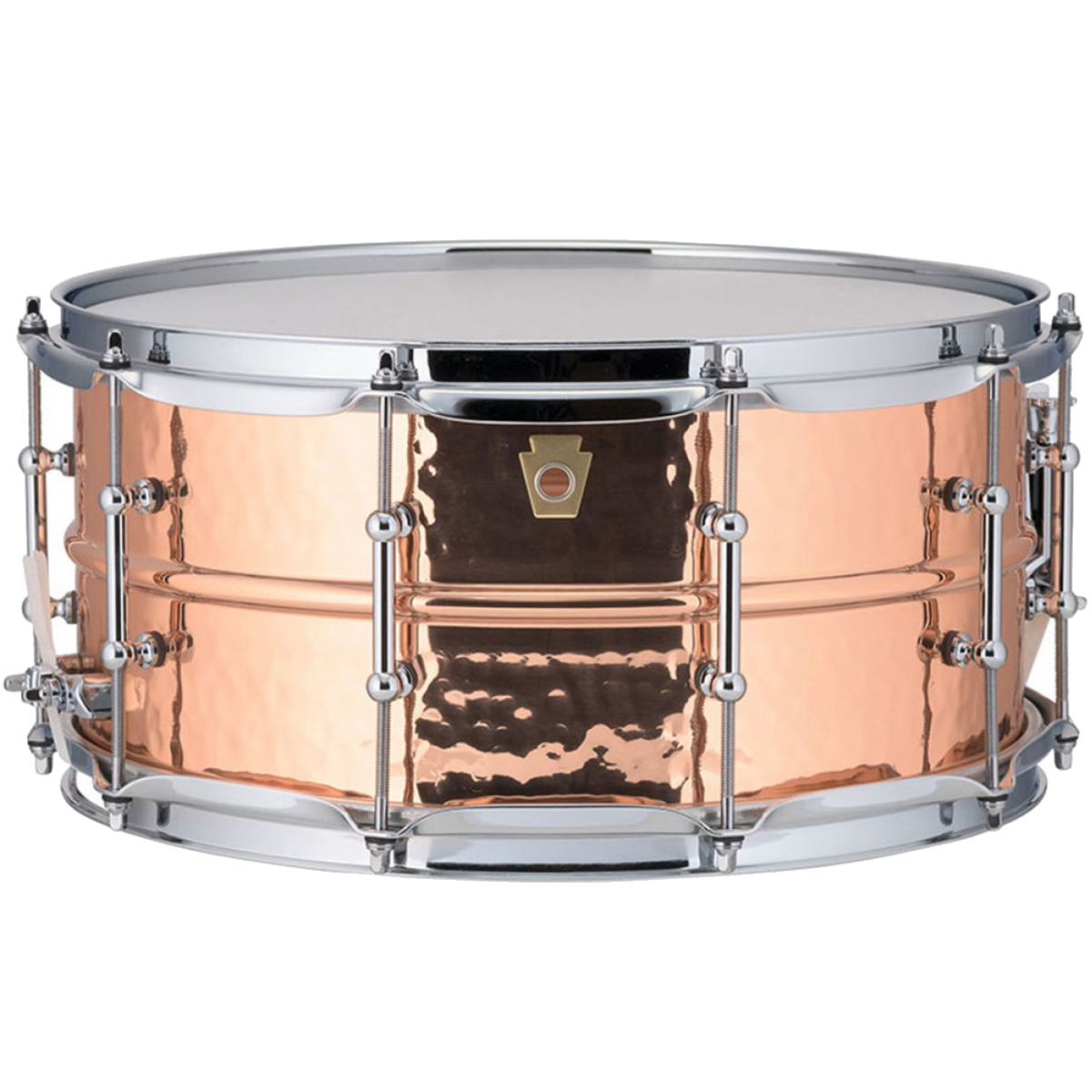 Ludwig Copper Phonic 6.5x14-Inch Snare Drum - Hammered Shell, Tube Lugs