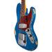 Fender Custom Shop 1961 Jazz Bass, Ash Heavy Relic - Sapphire Blue Transparent - CHUCKSCLUSIVE - #R118315