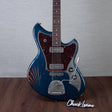 Novo Guitars Serus J Electric Guitar - FOF Lake Como Blue over 64 3-Tone Burst - #26097