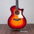 Taylor NAMM 2025 Custom #18 C14ce Lutz Spruce/Figured Big Leaf Grand Auditorium Acoustic Electric Guitar - Desert Dawn - #1203315097