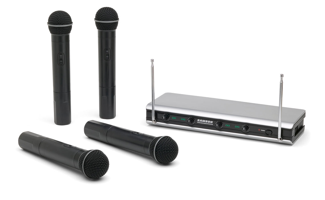Samson Stage v466 Quad Vocal Wireless System - A Band - New