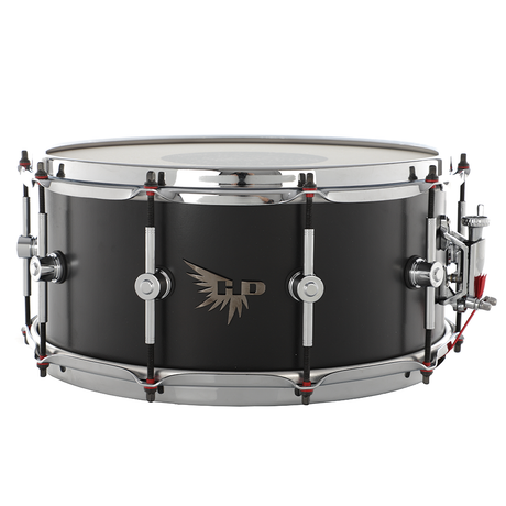 Hendrix Drums 14x6.5" Player's Stave Series Snare Drum - Satin Black