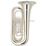 Yamaha YBB-321SWC Intermediate BBb Tuba With Case - Silver Plated