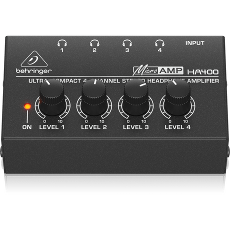 Behringer MicroAMP HA400 4 Channel Stereo Headphone Amplifier