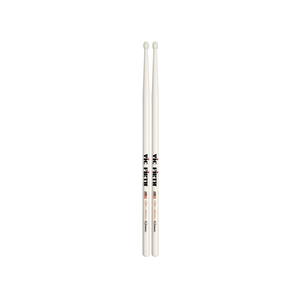Vic Firth SRHN Corpsmaster Ralph Hardimon Signature Series Marching Snare Drumsticks, Nylon Tip