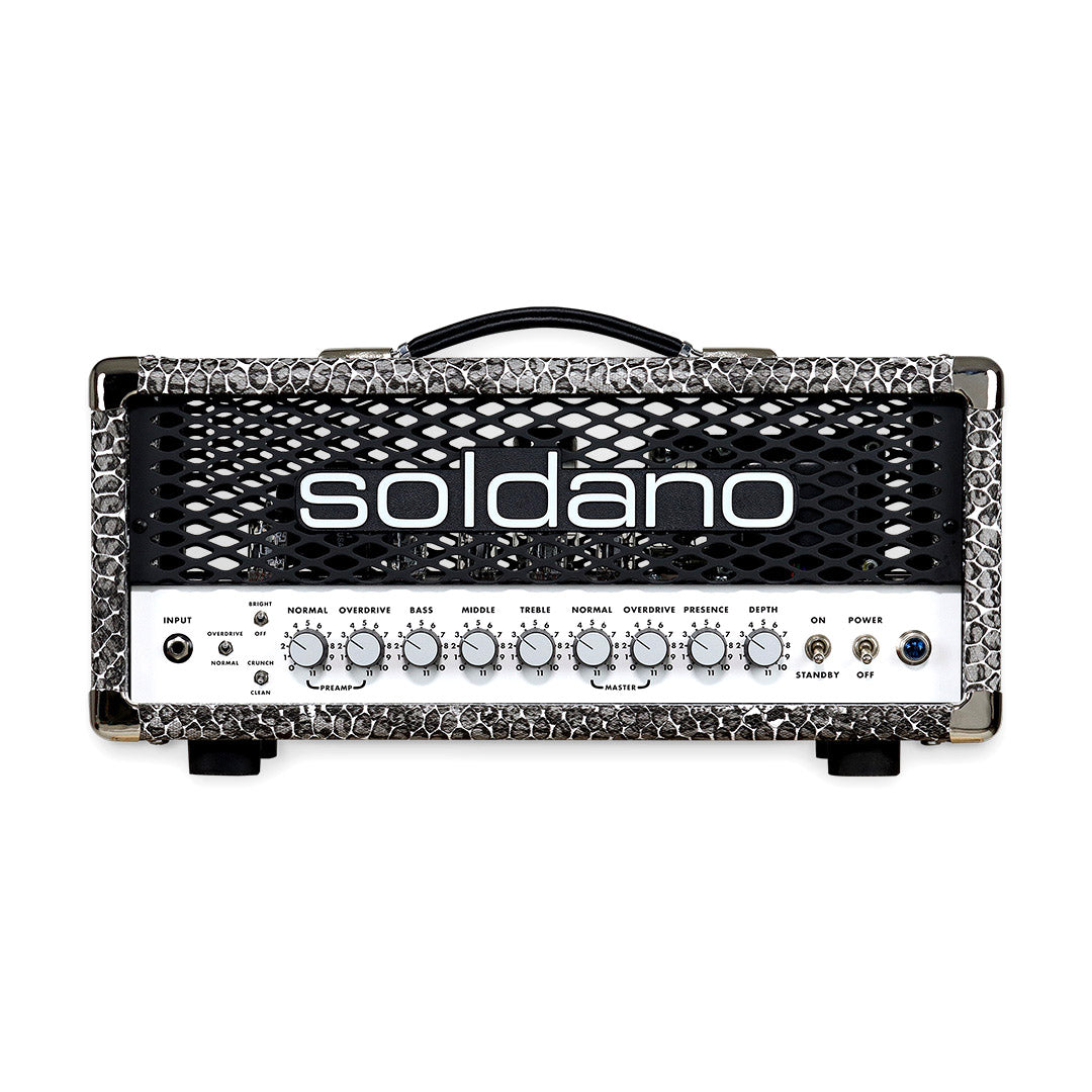 Soldano SLO-30 Custom 30-Watt Tube Amplifier Head - Custom Snake Skin Tolex - New