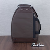 Marcus Bonna Baby 2 French Horn Case - Dark Brown Leather