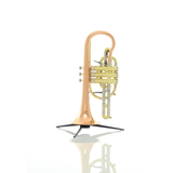 Getzen 3850 Bb Shepherds Crook Cornet - Clear Lacquered