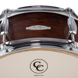 C&C Drum Company Player Date II 6.5x14 Snare Drum - Brown Mahogany Stain