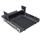 ProX XS-YDM7COMPACTEXDHW ATA Digital Audio Mixer Flight Case for Yamaha DM7 Compact Expansion Console with Doghouse compartment and Caster wheels