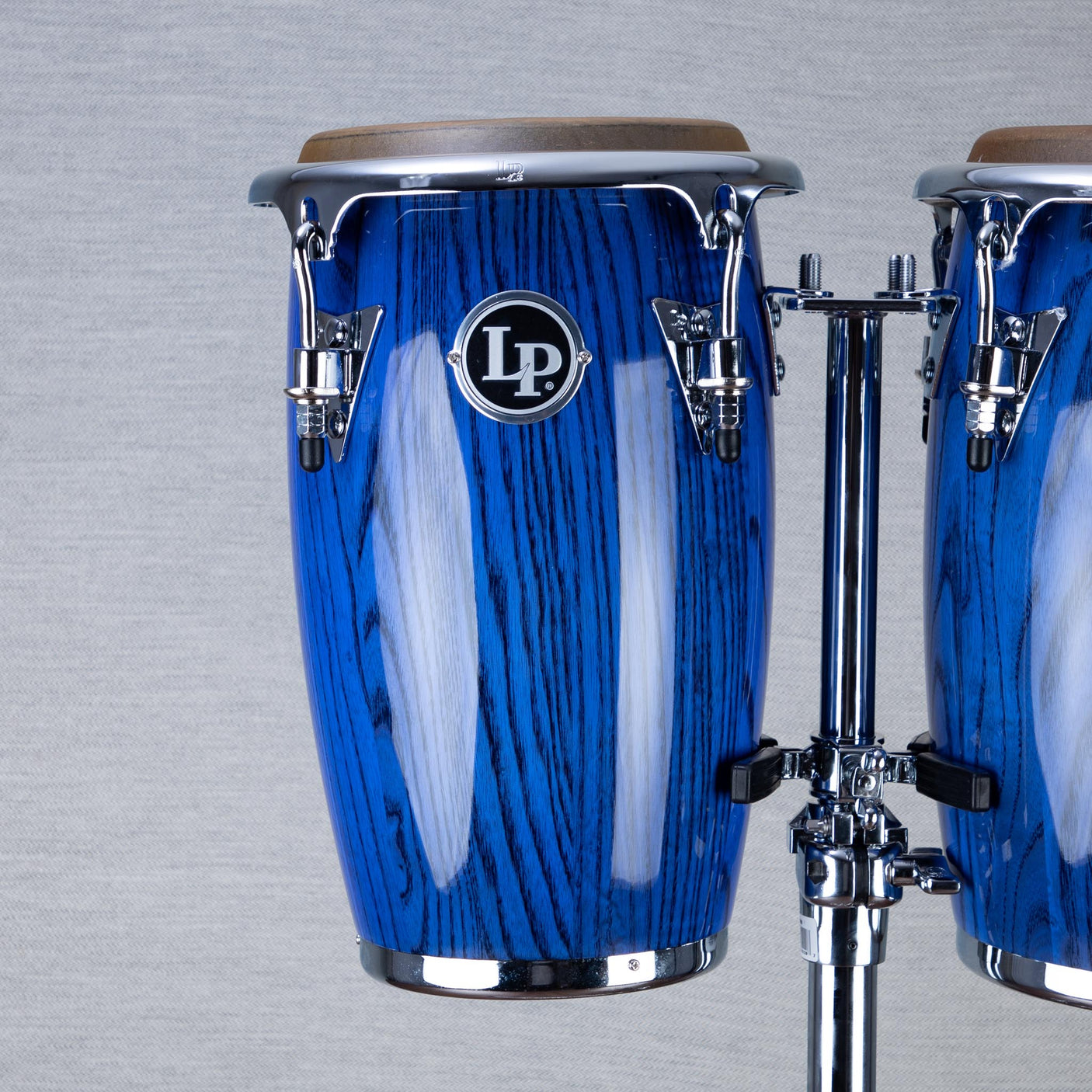 LP Galaxy Giovanni Junior Wood Conga Set with Stand - Blue Ash - CHUCKSCLUSIVE