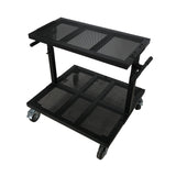 ProX X-BeatWagon Professional Mobile DJ Rolling Workstation with Adjustable Shelf