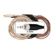 Galaxy Audio CBLSHU Headset Replacement Cable with TA4F Connector for Shure Wireless - Black