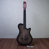 Godin MultiAc Grand Concert SA Nylon String Acoustic-Electric Guitar - Trans Black - CHUCKSCLUSIVE - #26317863