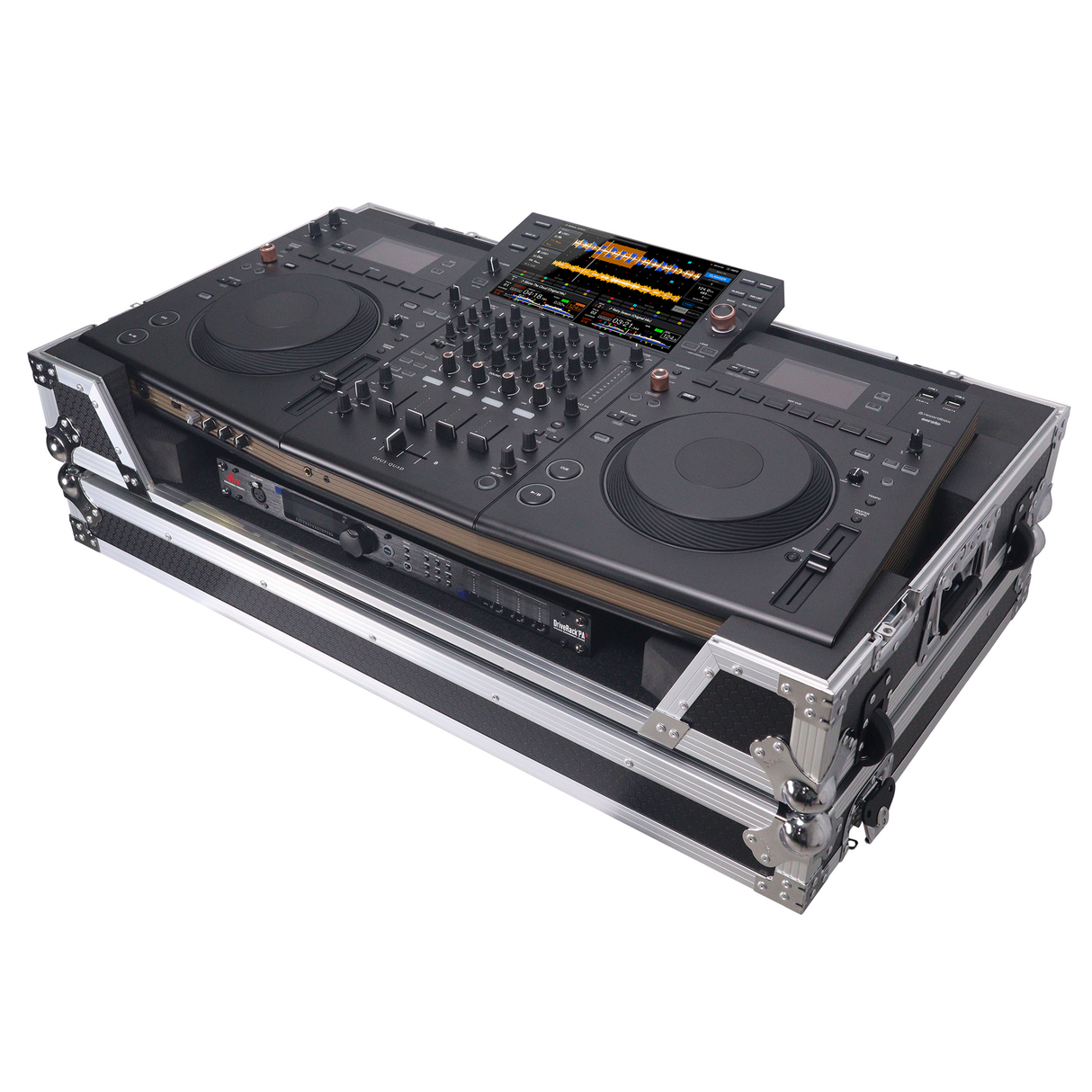 ProX XS-OPUSQUADW ATA Flight Style Road Case with 1U Rack Space and Wheels