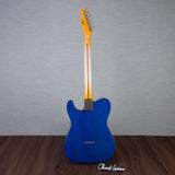 Fender Custom Shop Limited Edition Hotshot Telecaster Electric Guitar Deluxe Closet Classic - Aged Sapphire Blue Transparent - #R122684