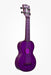 Kala Waterman Soprano Composite Fluorescent Ukulele - Gloss Purple - New,Gloss Purple
