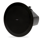 QSC AD-C4T-BK 4.5-Inch Two-way Ceiling Speaker, 70/100 Volt Transformer with 16Ω Bypass - Black