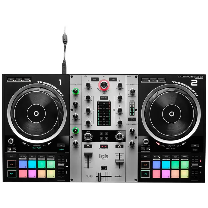 Hercules DJ Control Inpulse 500 Limited Edition Silver