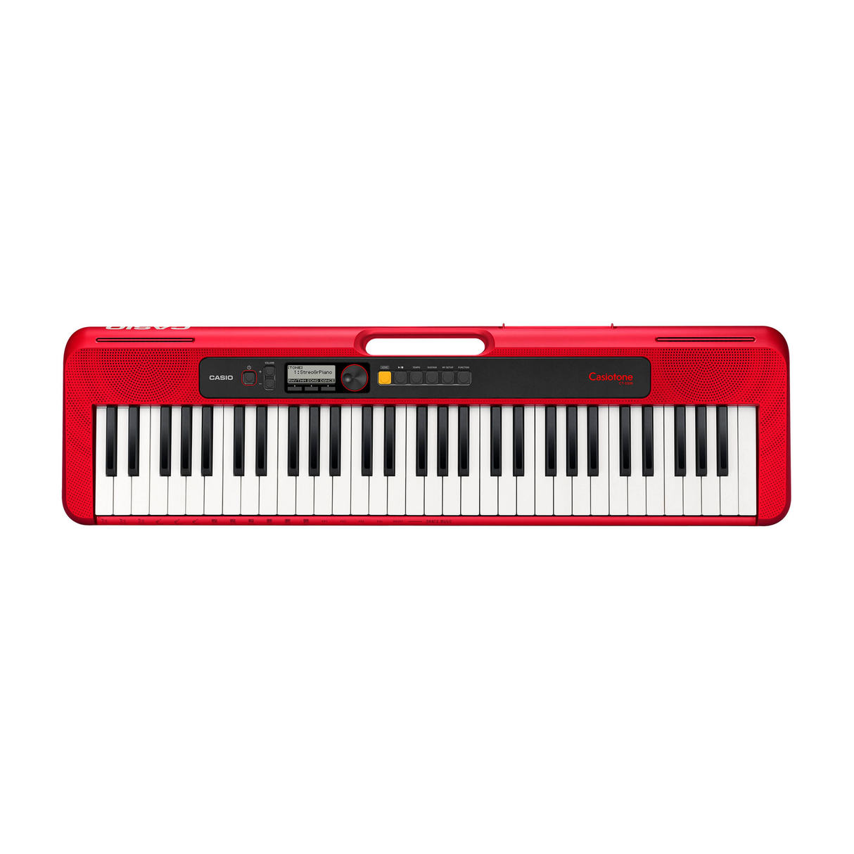 CASIO Casiotone 61-Key Portable Keyboard - Red