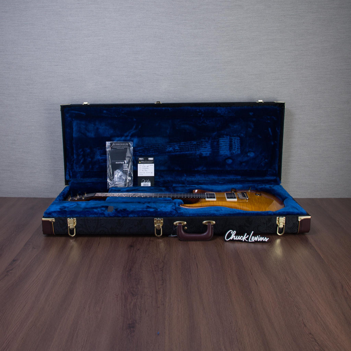 PRS Limited Edition Custom 24 "Birds of a Feather" Electric Guitar - Honey Gold - #0430904