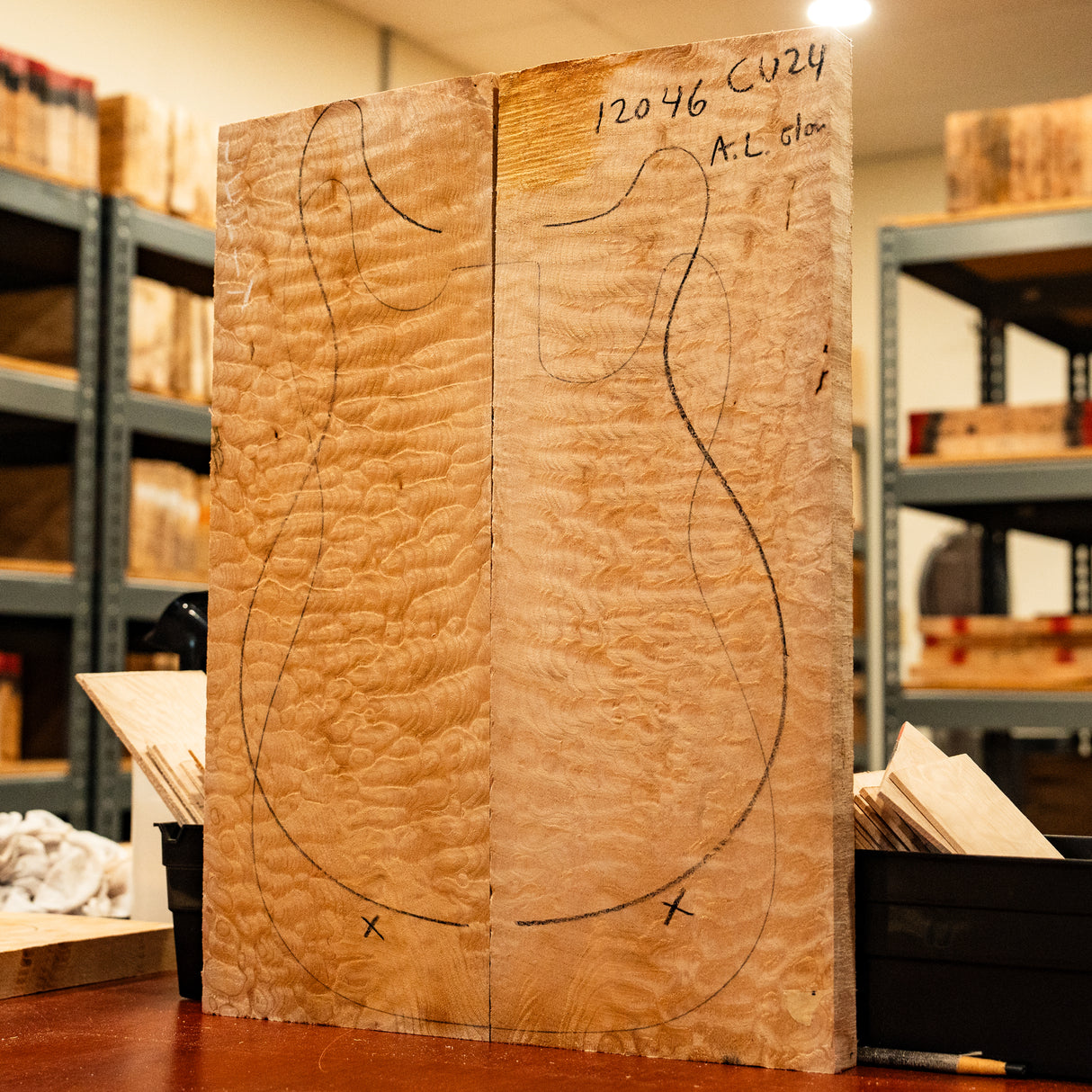 PRS Private Stock Custom 24 Electric Guitar - Red Blood Glow - #0411375