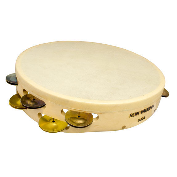 Ron Vaughn 10″ German Silver / Brass Combo Concert Tambourine