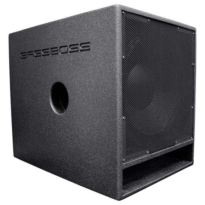 BassBoss BB15-MK3 Single 15-Inch Compact Active Powered Subwoofer