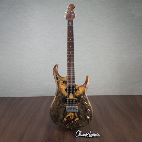 Ernie Ball Music Man Ball Family Reserve John Petrucci JP15 Electric Guitar - Butterscotch Burl