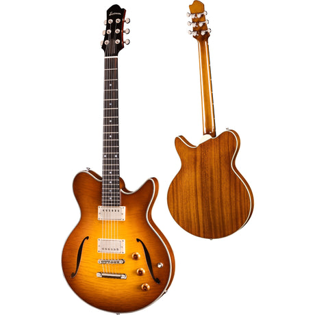 Eastman Romeo California Semi-Hollow Electric Guitar - Goldburst - Mint, Open Box