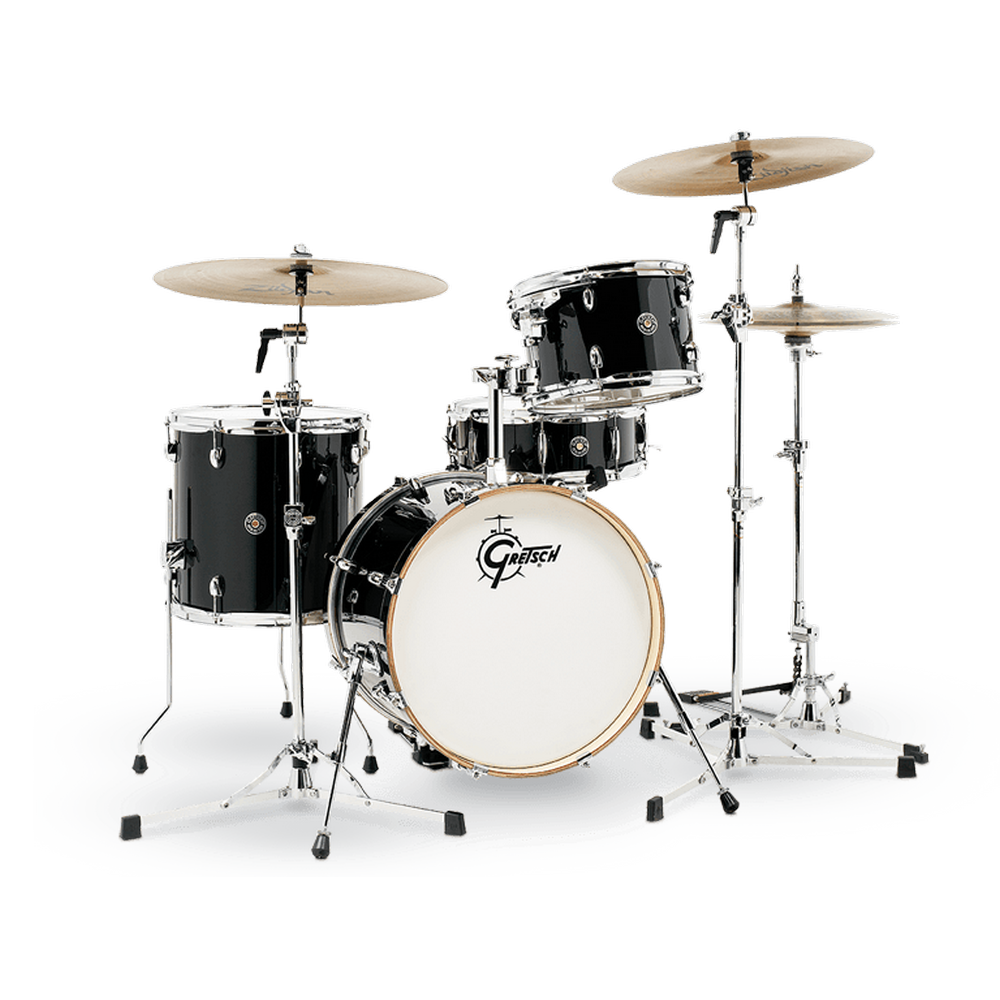 Gretsch CT1-J484-PB Catalina Club Jazz 4 Piece Shell Pack With 18" Bass Drum - Piano Black