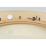 LP 20 x 4-Inch Tunable Bendir Frame Drum - Black-to-Natural Fade
