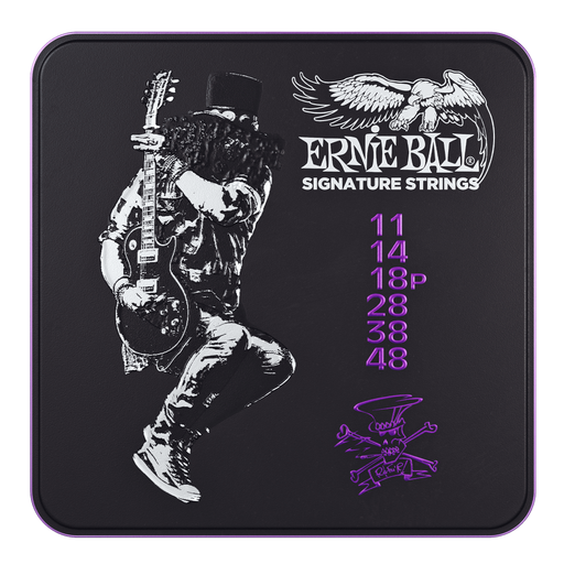 Ernie Ball Electric Guitar Strings - Slash Signature Series 3 Pack In Collectors Tin