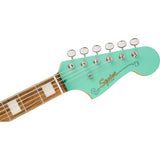 Squier Paranormal Baritone Jazzmaster HH Electric Guitar - Sea Foam Green
