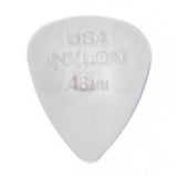 Dunlop Nylon Standard Guitar Picks - .46mm - White (12-Pack)