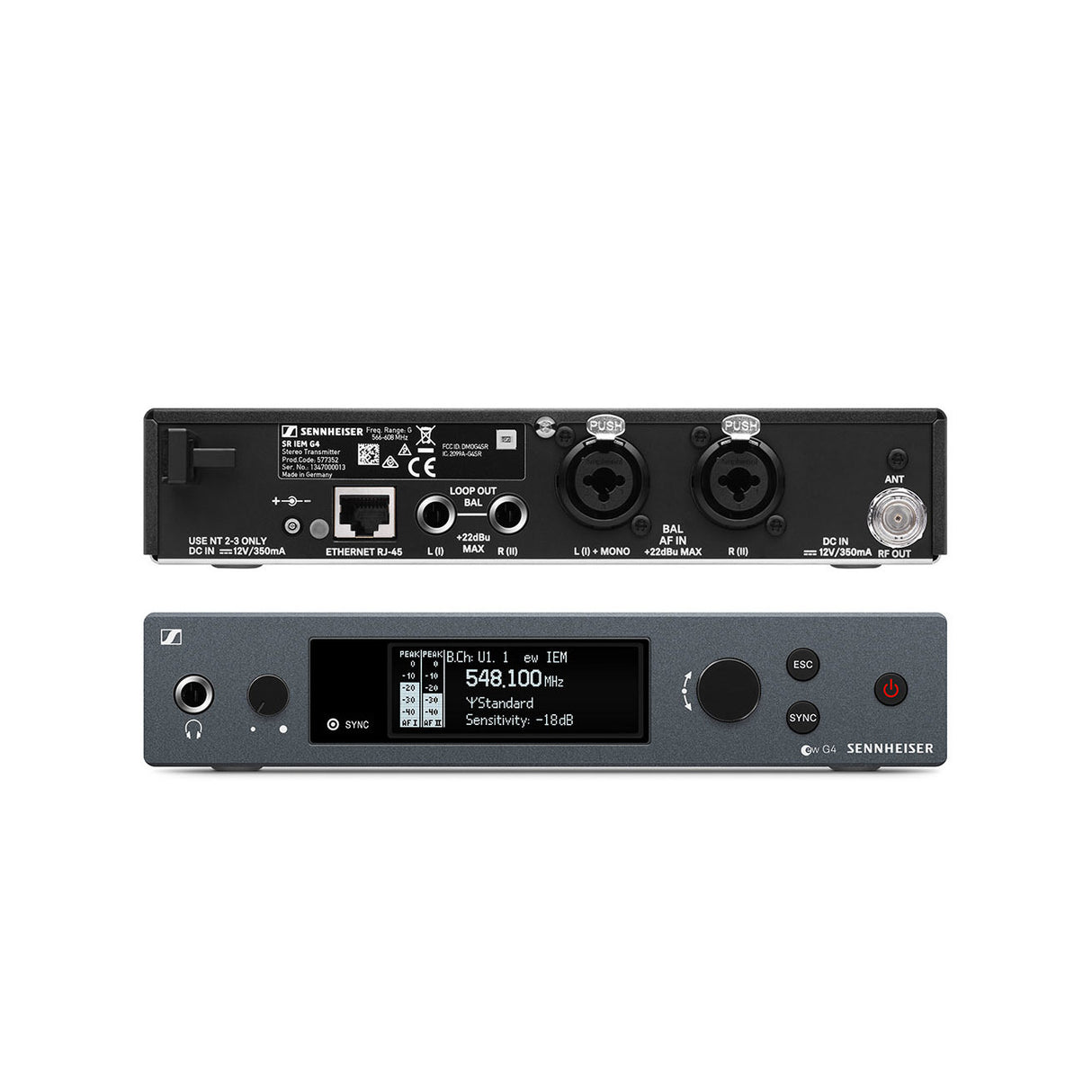 Sennheiser EW IEM G4-TWIN In-Ear Monitoring Set - Mint, Open Box