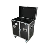 ProX XS-MH30WASHX2W for Two Moving Head Fixtures ATA Flight Style Road Case with Casters