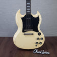 Gibson Custom Shop Murphy Lab SG Custom P-90 Batwing Electric Guitar - Heavy Aged White - #CS601068