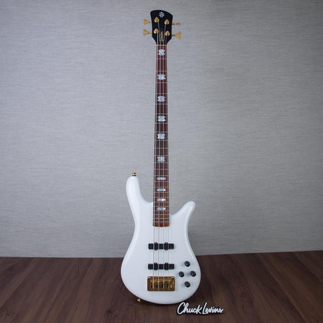 Spector USA Custom NAMM 2026 NS-2 Kramer Era Electric Bass Guitar - White - #2195