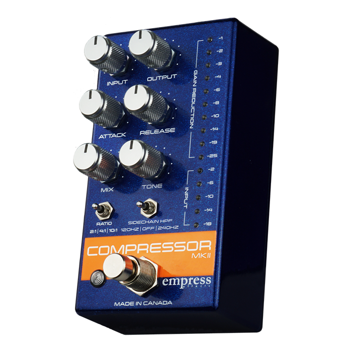 Empress Effects Compressor MKII Pedal - Blue Sparkle