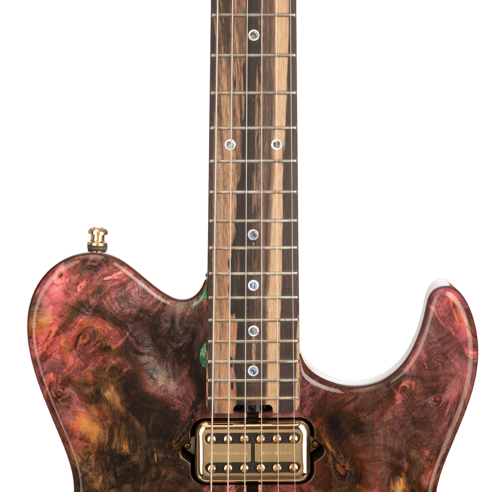 ESP Exhibition Limited Throbber CTM FL Electric Guitar - Natural Amorous Brown - New