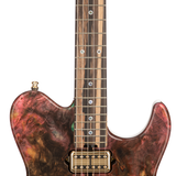 ESP Exhibition Limited Throbber CTM FL Electric Guitar - Natural Amorous Brown - New