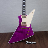 Gibson Custom Shop Explorer Custom VOS Electric Guitar - Trans Violet - #CS503396