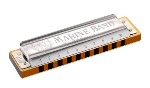 Hohner 1896BX-A Marine Band Harmonica Boxed Key Of A
