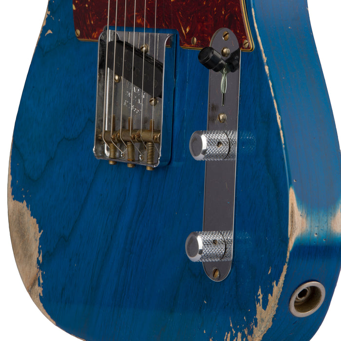 Fender Custom Shop 1950 Esquire Heavy Relic - Sapphire Blue Transparent - CHUCKSCLUSIVE - #R118551